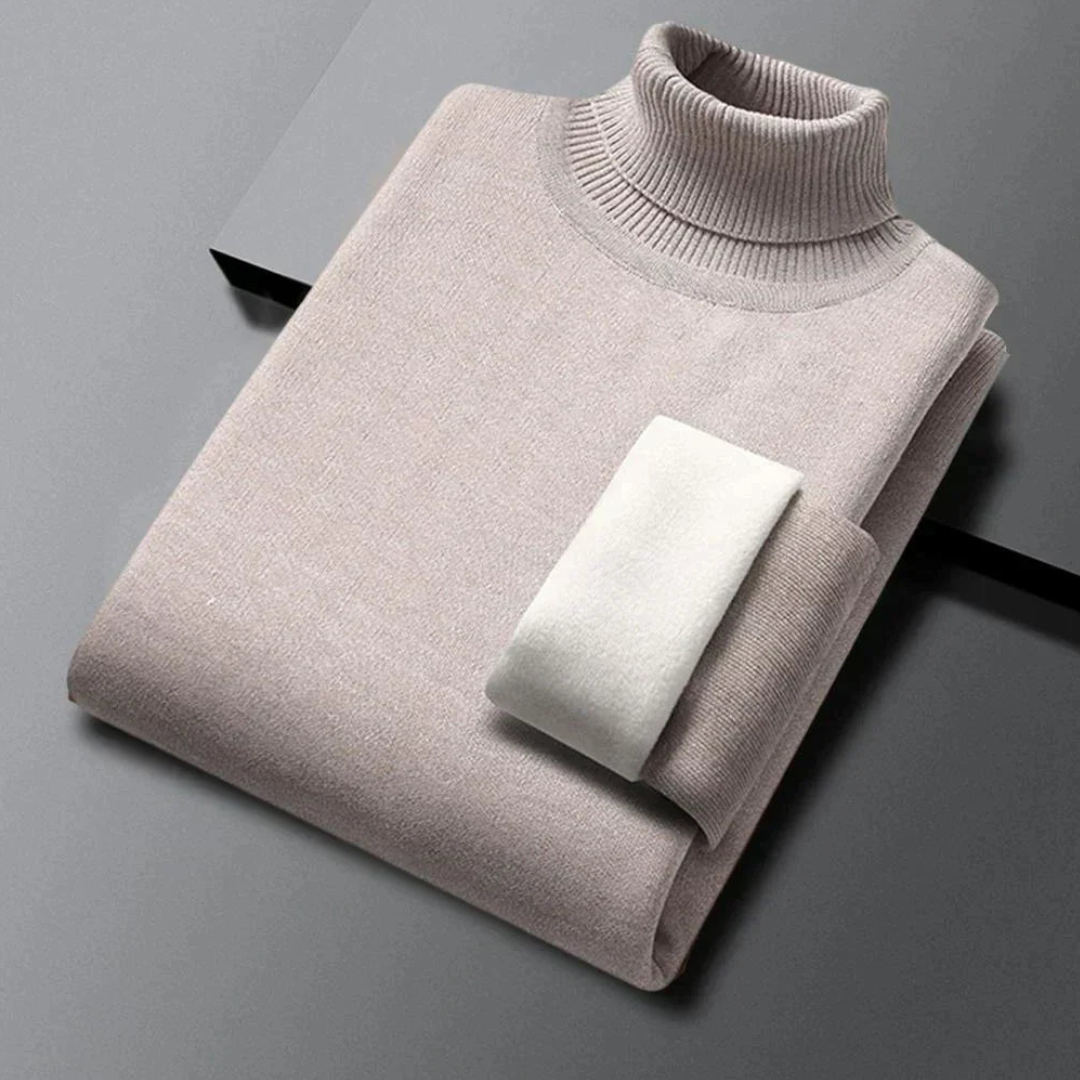 Herren Strickpullover Mit Rollkragen | Langarm