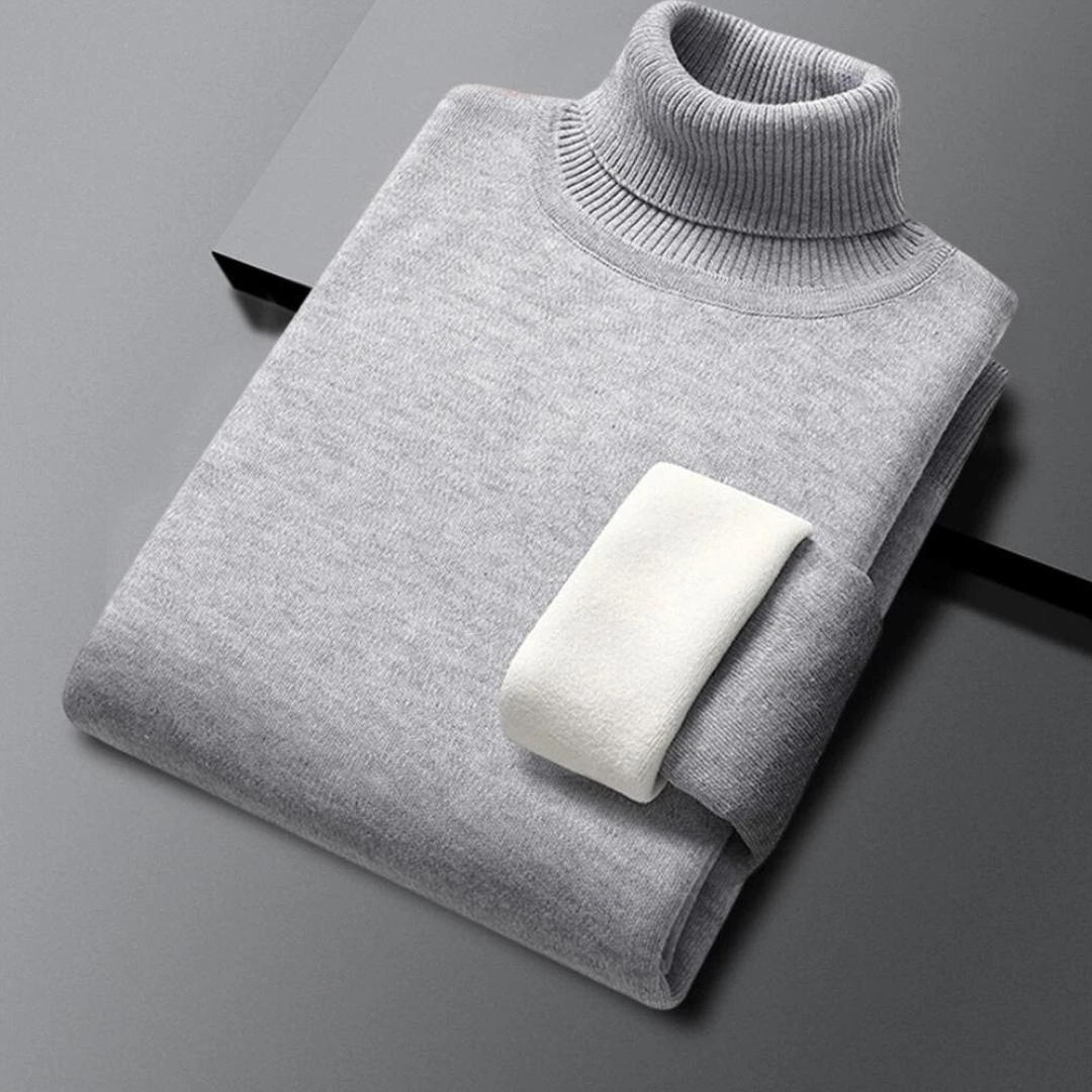 Herren Strickpullover Mit Rollkragen | Langarm