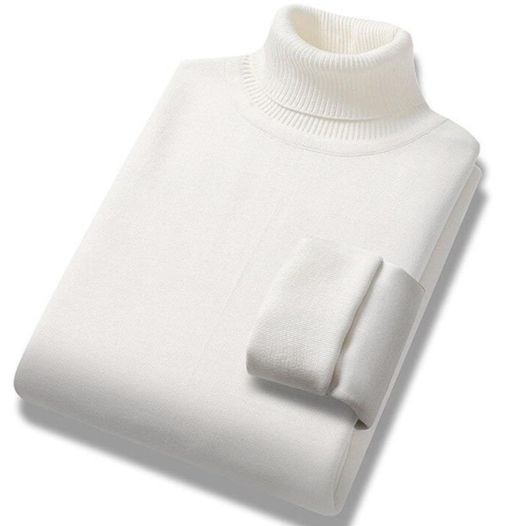Herren Strickpullover Mit Rollkragen | Langarm