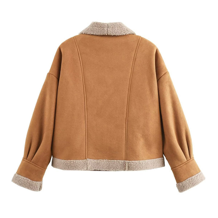Damen Teddyjacke mit Lammwollfutter – Weich, warm und stilvoll für kalte Tage
