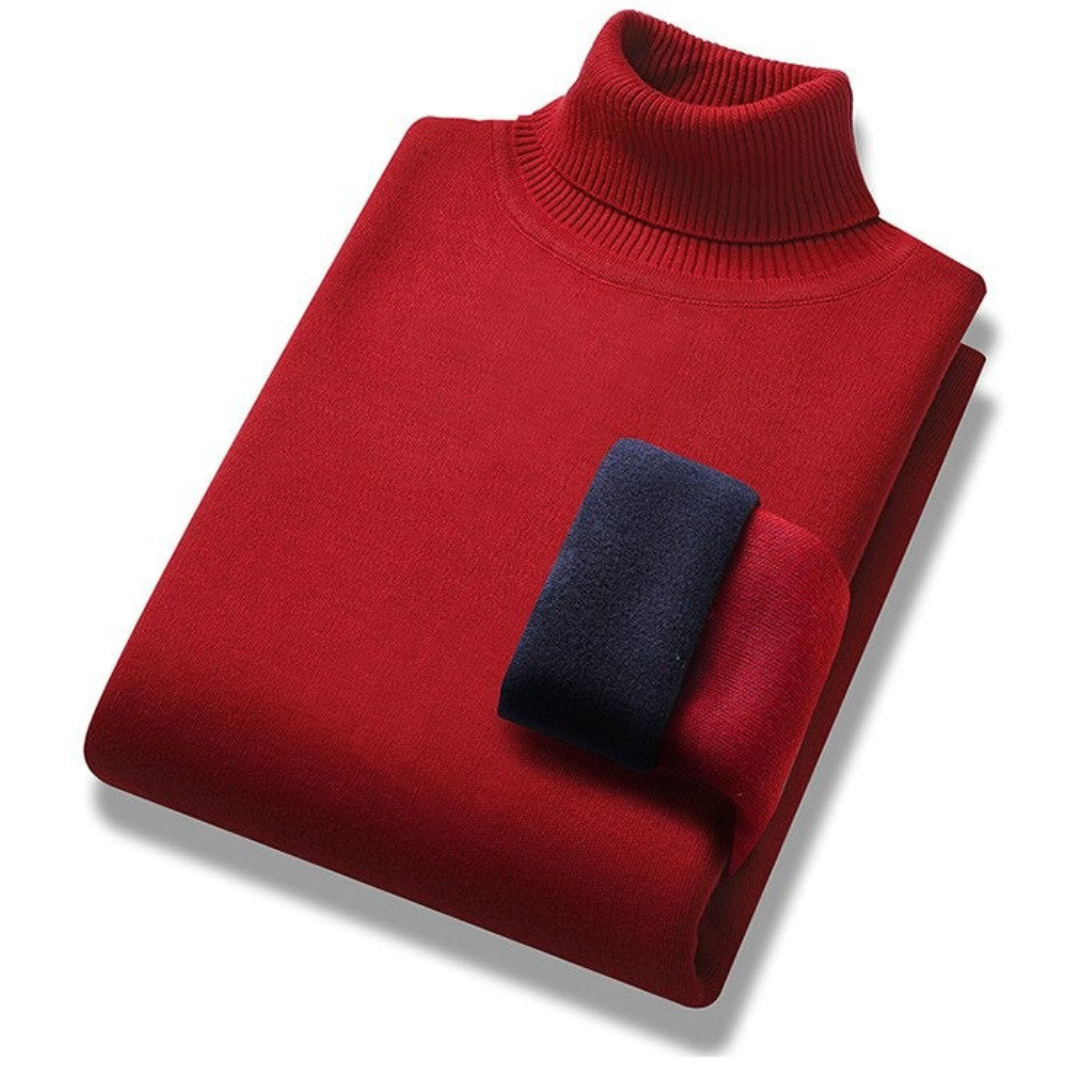Herren Strickpullover Mit Rollkragen | Langarm