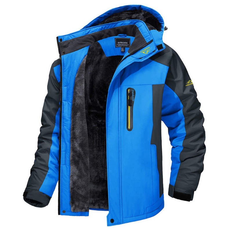 Wasserdichte Softshelljacke mit Fleecefutter