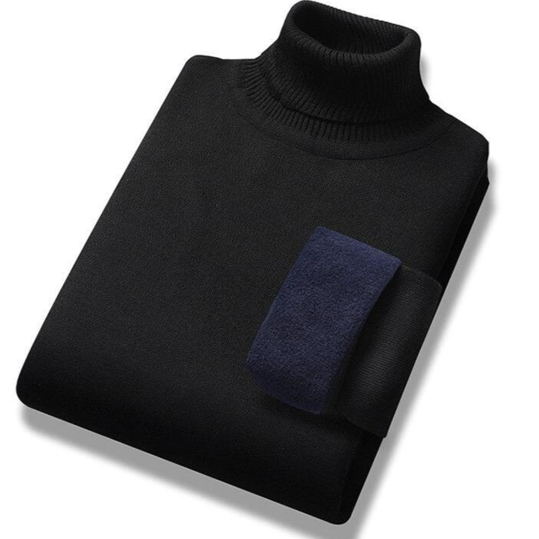 Herren Strickpullover Mit Rollkragen | Langarm