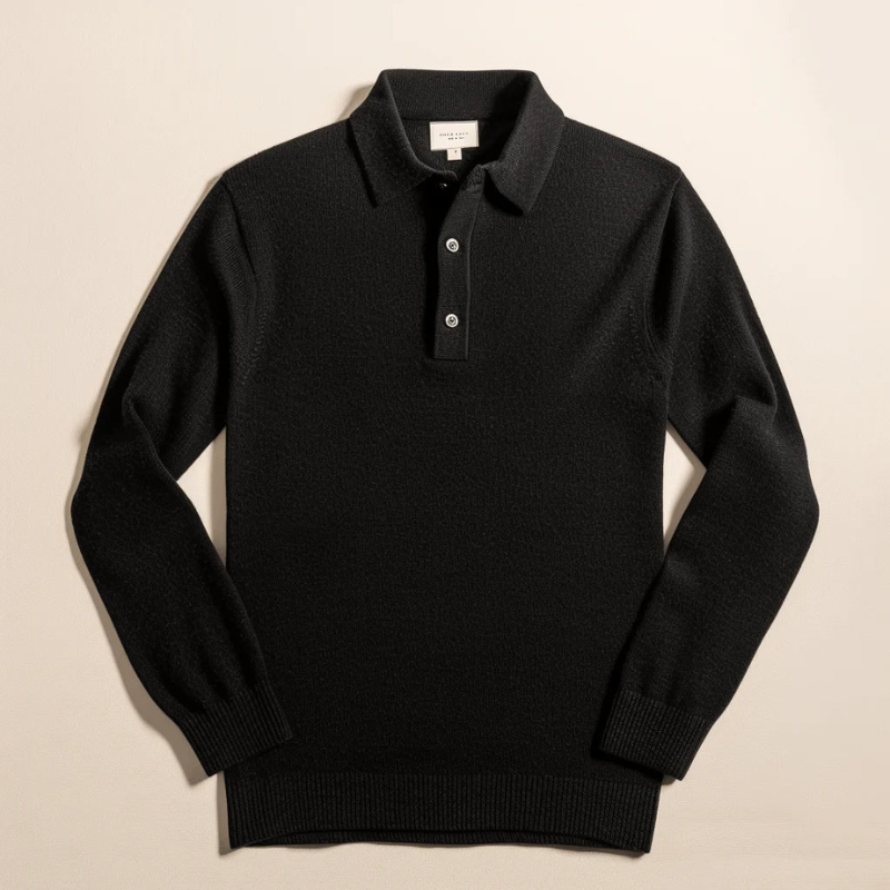 Herren Pullover Mit Halben Knöpfen Und Langen Ärmeln | Lässig