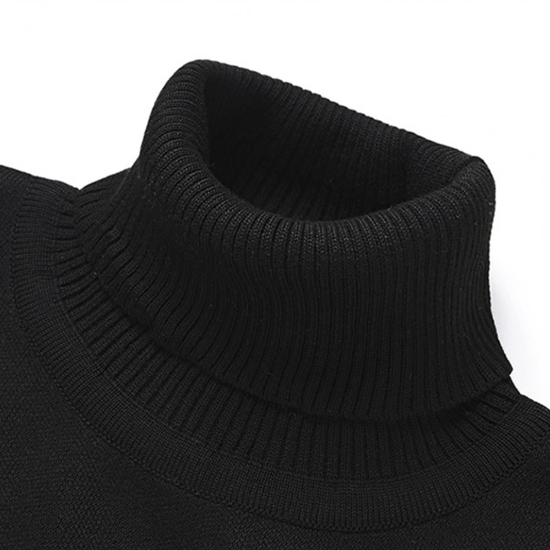 Herren Strickpullover Mit Rollkragen | Langarm