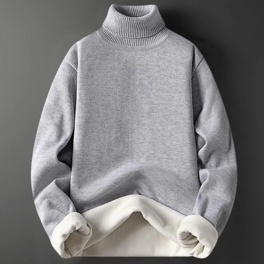 Herren Strickpullover Mit Rollkragen | Langarm