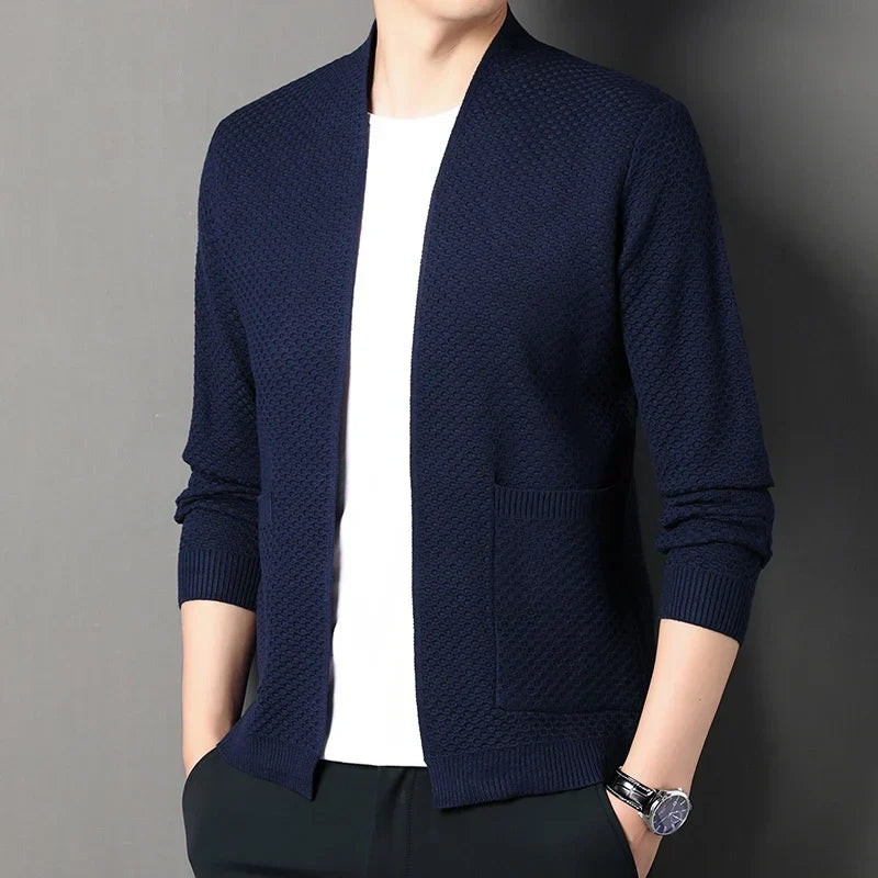 Eleganter Herren Jacquard Blazer mit dezentem Muster