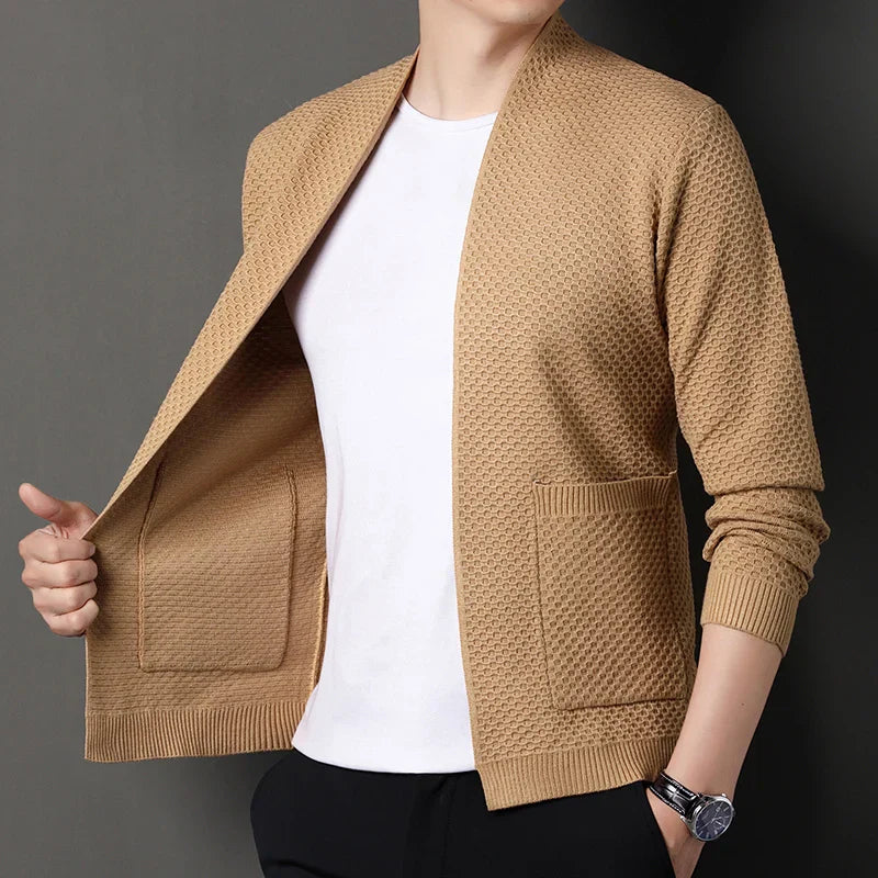 Eleganter Herren Jacquard Blazer mit dezentem Muster