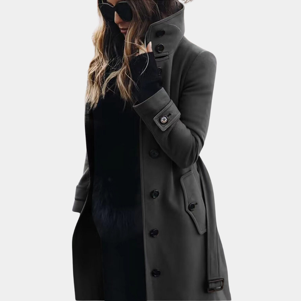 Damen Trenchcoat – Wasserdicht, elegant und mit Gürtel für feminine Passform