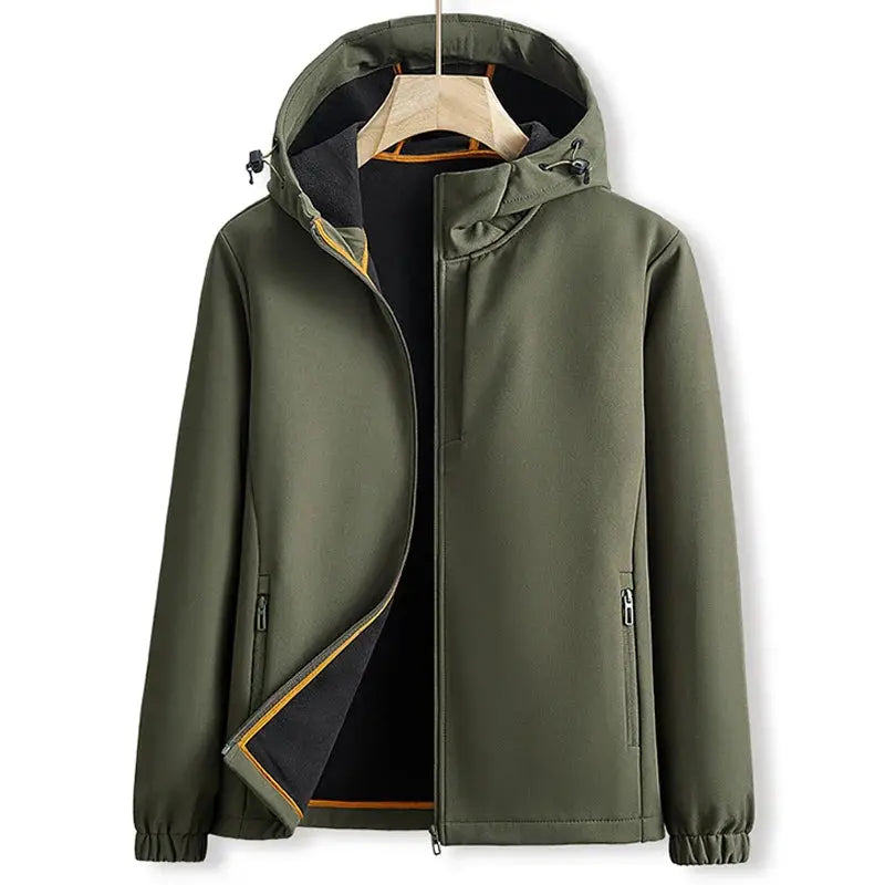 Herren Winter Kapuzen Übergangsjacke Elegant