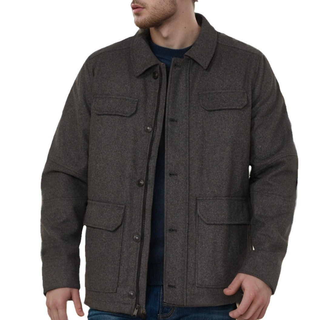 Herren Utility Jacke mit mehreren Taschen – Robustes Design für Alltag und Outdoor