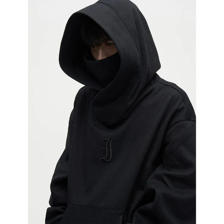 Herren Oversized Doppelpanel Winter Kapuzenpulli | Warme