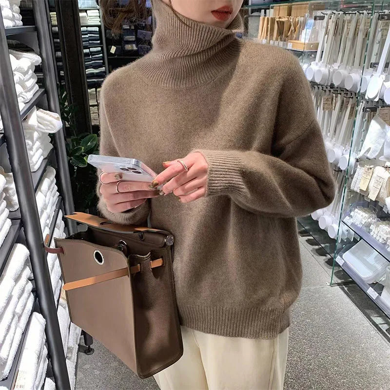 Damen Rollkragenpullover – Weich, elegant und vielseitig kombinierbar