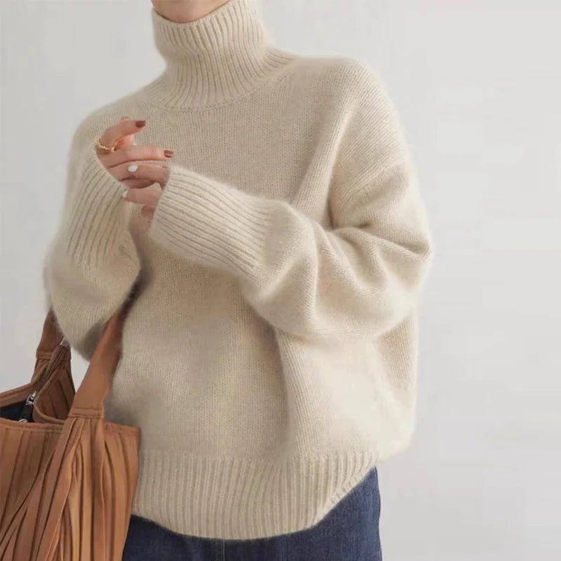 Damen Rollkragenpullover – Weich, elegant und vielseitig kombinierbar