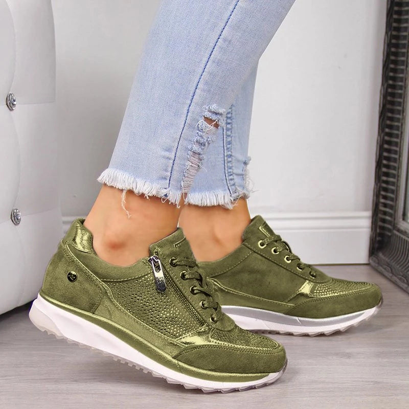 Damen Komfortschuhe mit Fußgewölbe- und Mittelfußstütze – Bequem, stylisch und schmerzlindernd