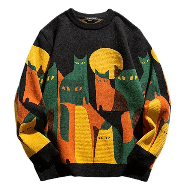 Seven | Herren Stilvolle Pullover | Oversize