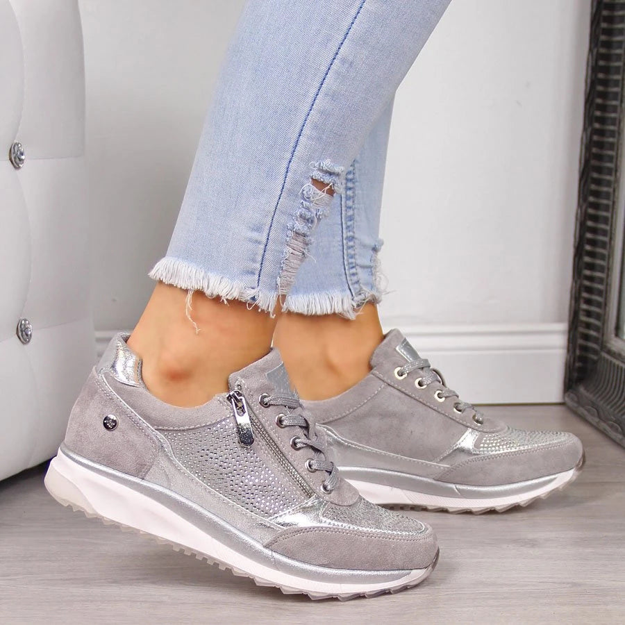 Damen Komfortschuhe mit Fußgewölbe- und Mittelfußstütze – Bequem, stylisch und schmerzlindernd