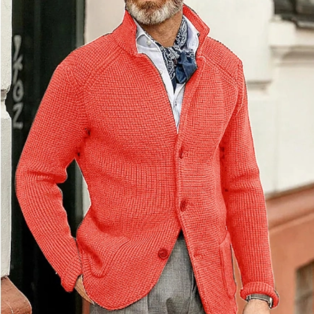 Warme Strickjacke Für Herren | Button Down