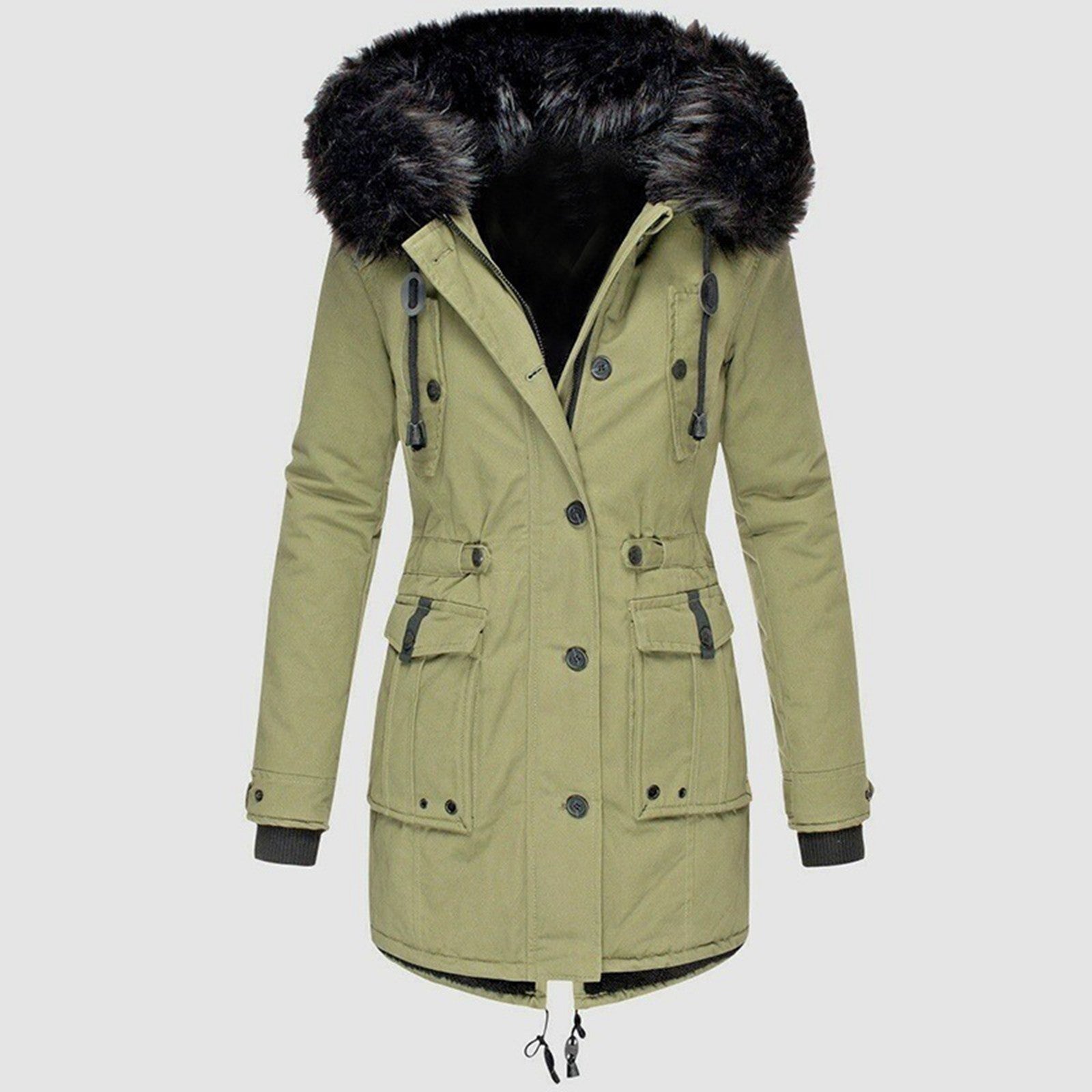 Damen Wintermantel – Warmer, stilvoller Parka für kalte Tage