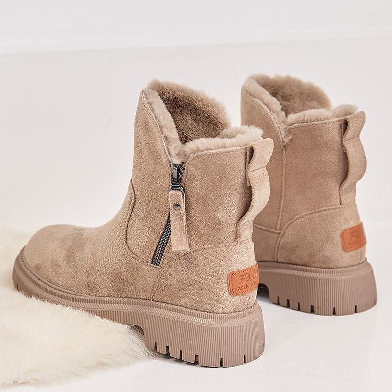 Damen Winter-Boots – Warm gefütterte, wasserdichte Stiefel mit rutschfester Sohle