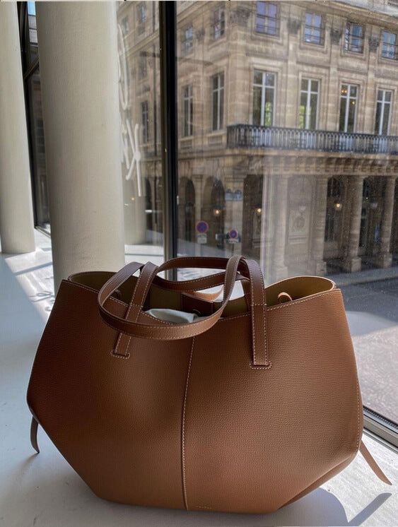 Damen Vintage Tote Bag – Geräumige Ledertasche mit elegantem, zeitlosem Design