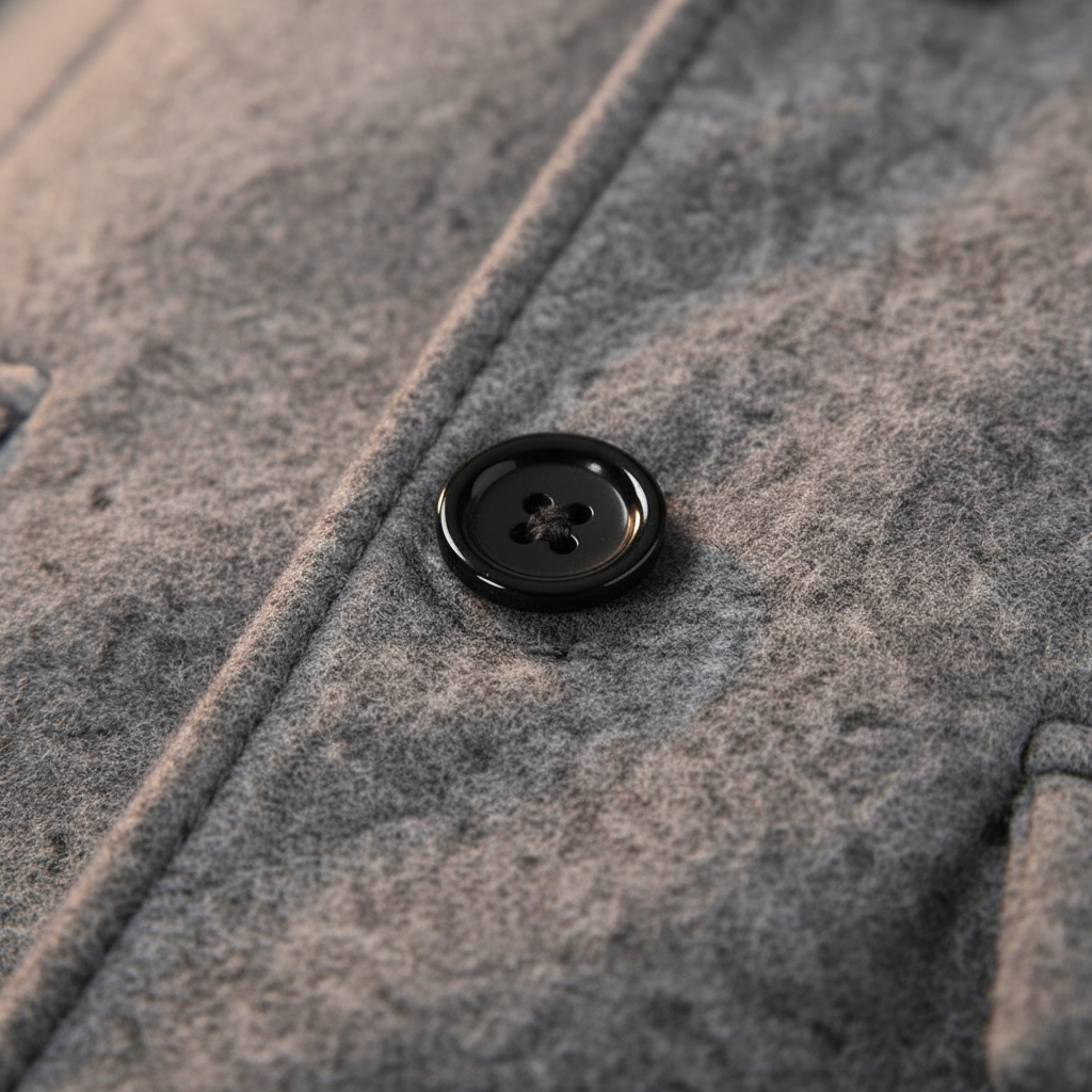 Eleganter Herren Wintermantel aus Wollmischung – Klassisches Design mit Revers