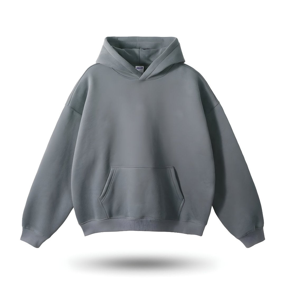 Herren Kängurutasche Übergröß Kapuzenpullover | Klassisch
