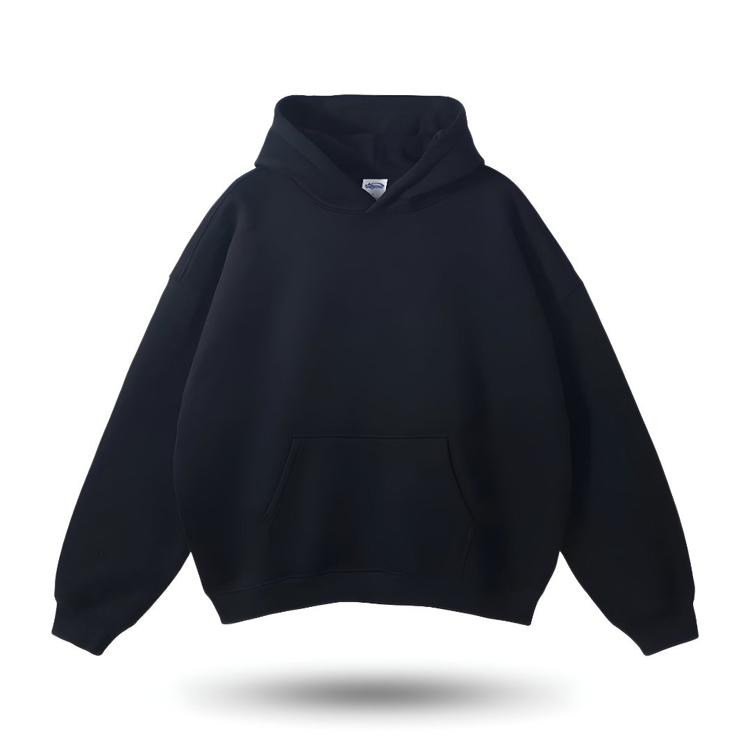 Herren Kängurutasche Übergröß Kapuzenpullover | Klassisch