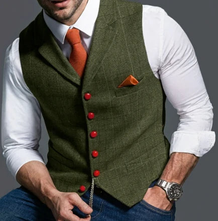 Klassische Vintage Weste Für Herren | Reverskragen