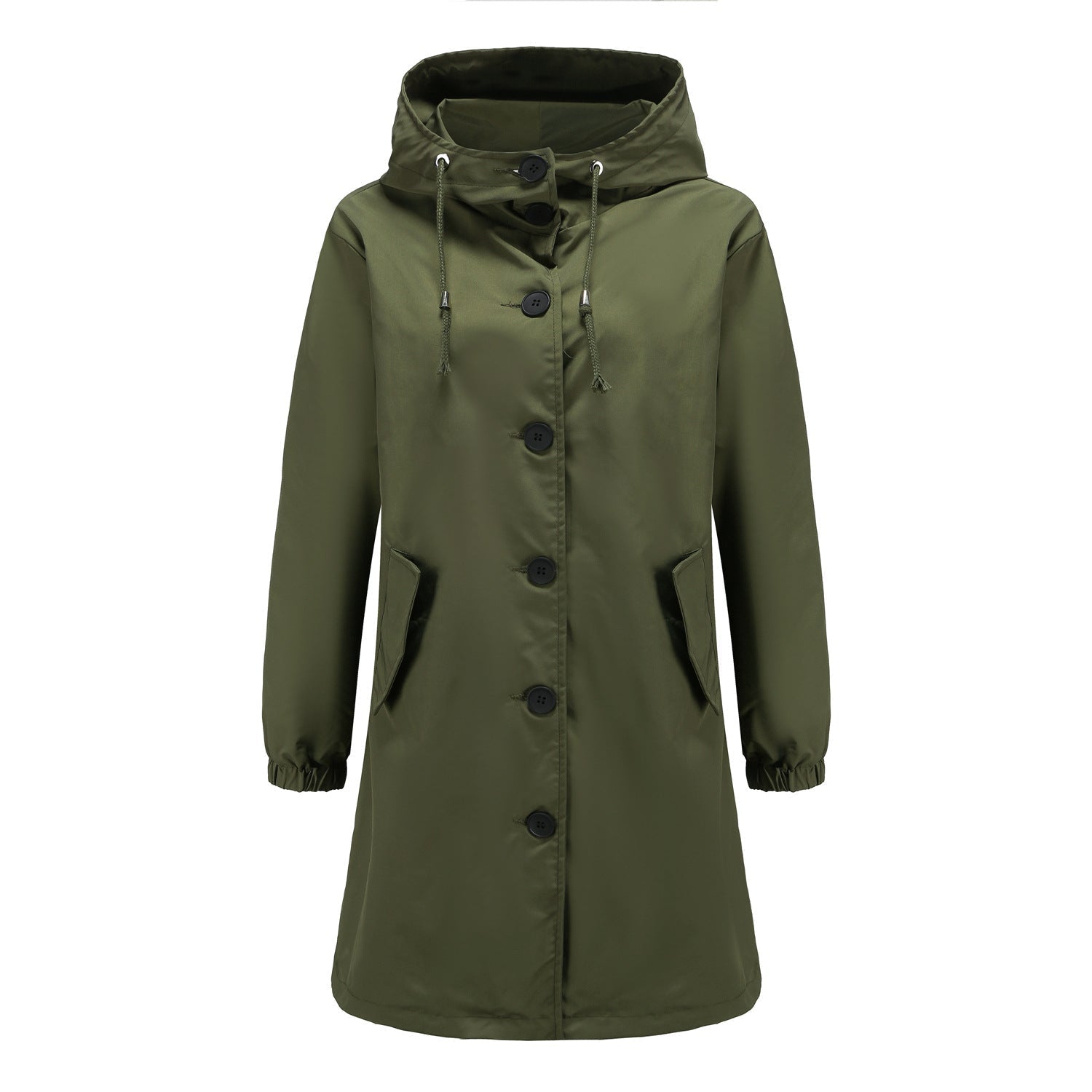 Damen Regenmantel mit Kapuze – Wasserdichte Outdoorjacke für stilvollen Wetterschutz