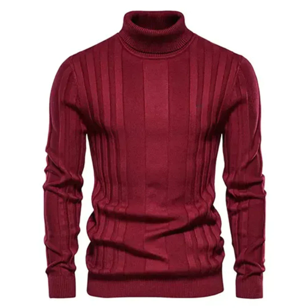 Lincoln | Herren Strick Rollkragen Pullover | Warme