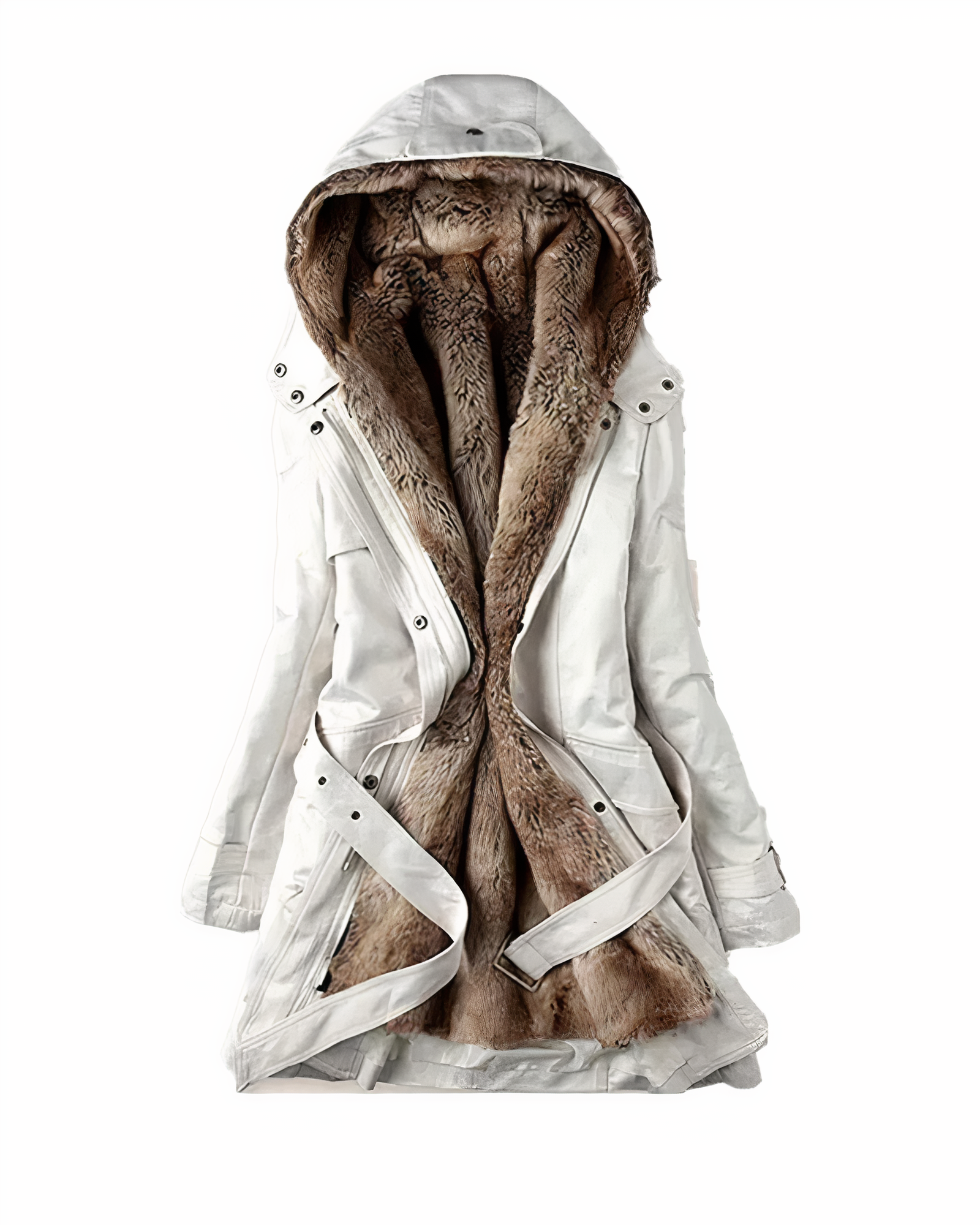 Damen Winterjacke mit Kapuze – Stilvolle, warme Jacke mit luxuriösem Innenfutter