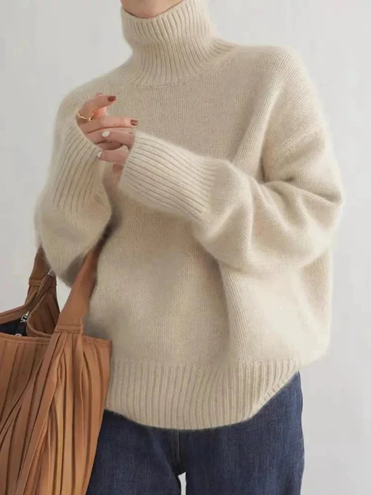 Damen Rollkragenpullover – Weich, elegant und vielseitig kombinierbar