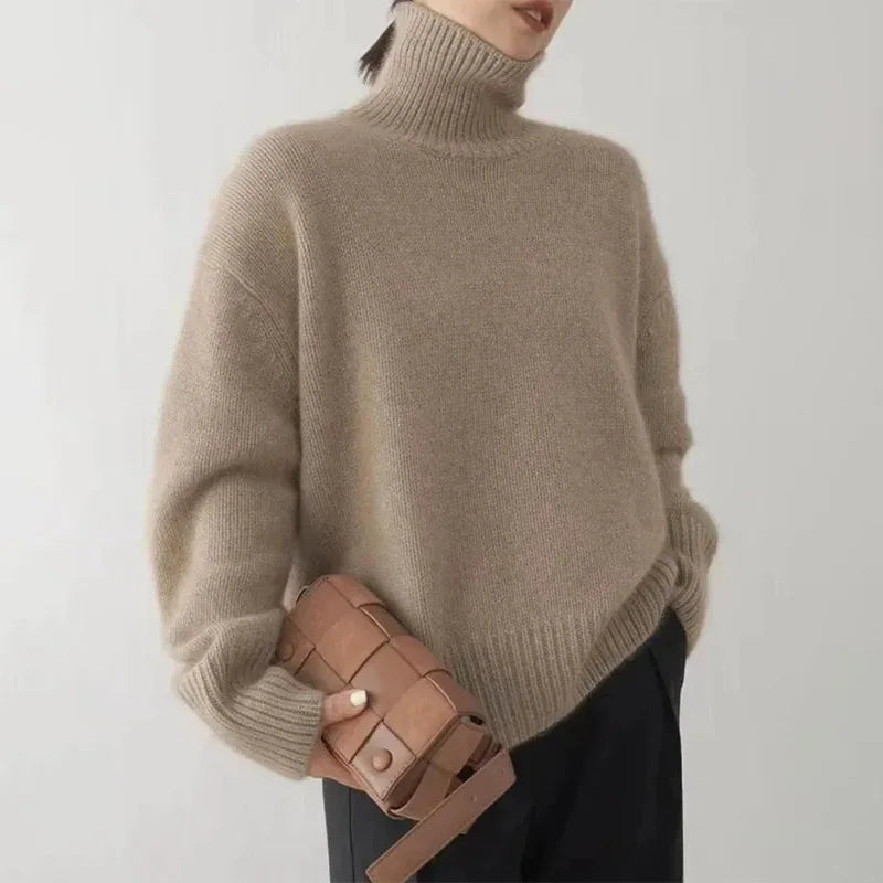 Damen Rollkragenpullover – Weich, elegant und vielseitig kombinierbar