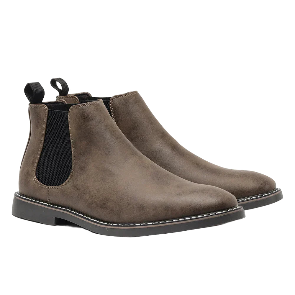 Herren Chelsea Boots aus Echtleder – Klassisches, bequemes Design mit elastischen Einsätzen