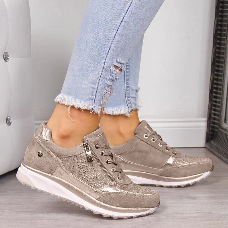 Damen Komfortschuhe mit Fußgewölbe- und Mittelfußstütze – Bequem, stylisch und schmerzlindernd