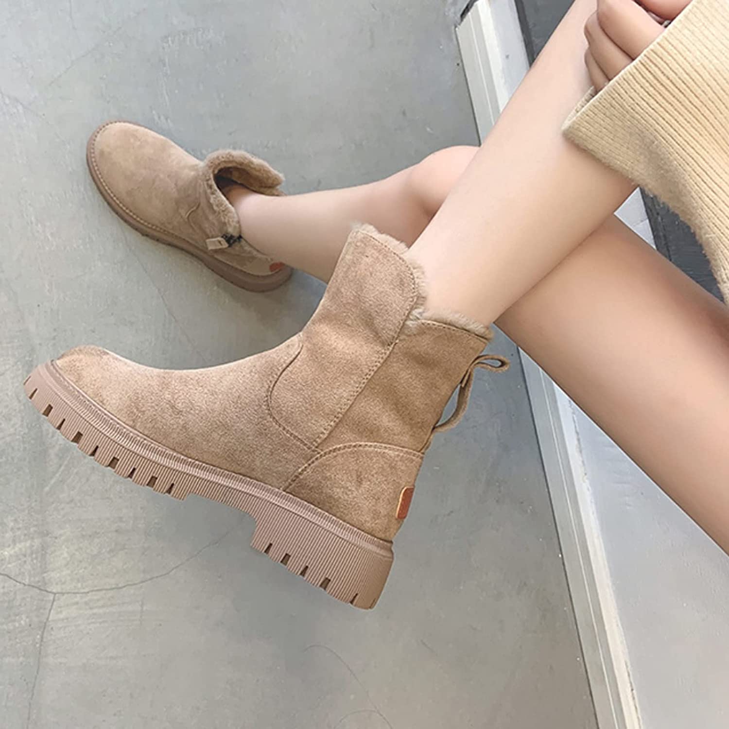 Damen Winter-Boots – Warm gefütterte, wasserdichte Stiefel mit rutschfester Sohle